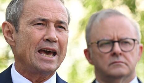 Roger Cook and Anthony Albanese