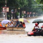 Typhoon Narra floods cities in China’s Guangxi region – video