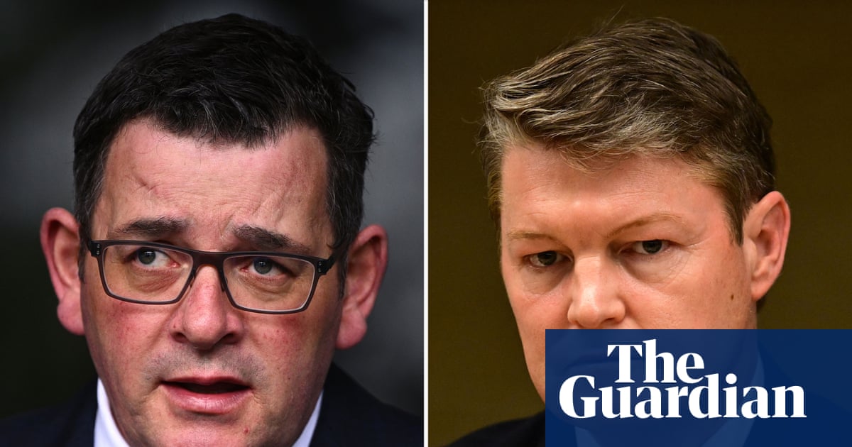 Daniel Andrews’ (left) Victorian premier Ben Carroll (right)