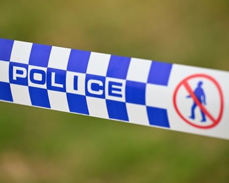 Stock image of police tape