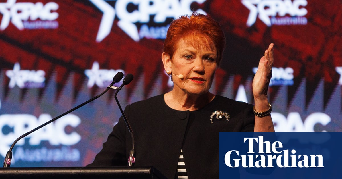 One Nation leader Pauline Hanson speaks during the 2026 Conservative Political Action Network (CPAC) national conference