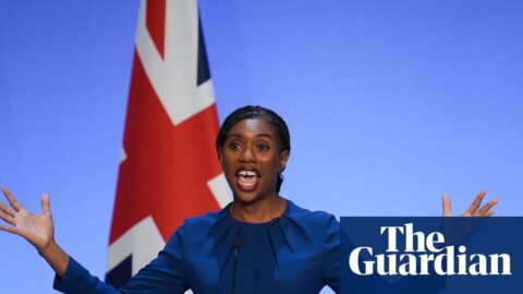 Kemi Badenoch at the Conservative party conference.